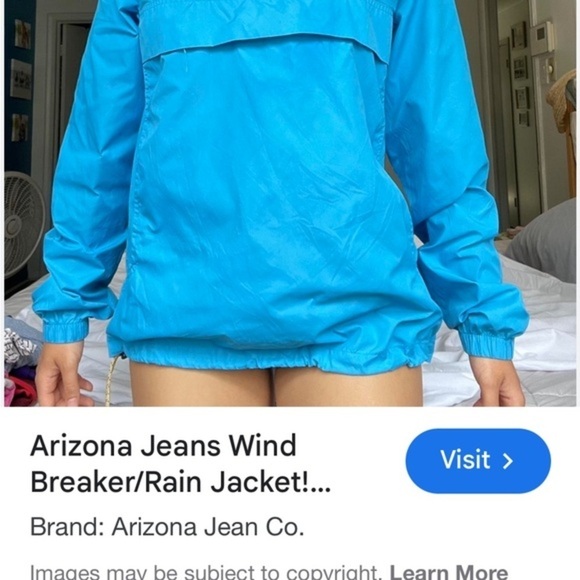 Arizona Jean Company Jackets & Blazers - Arizona Jean Company Blue Cape Jacket
